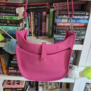 Ah Dorned Boutique Hot Pink Vegan Leather Women's Bag Crossbody Tote Purse